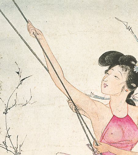 秦城-胡也佛的仕女画和最知名的金瓶梅秘戏图